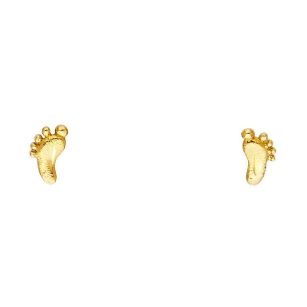 Jewels By Lux 14K Yellow Gold Post Screw Back Teddy Bear Womens Stud Earrings Jewels By Lux 14K Yellow Gold Post Screw Back Teddy Bear Womens Stud Earrings
